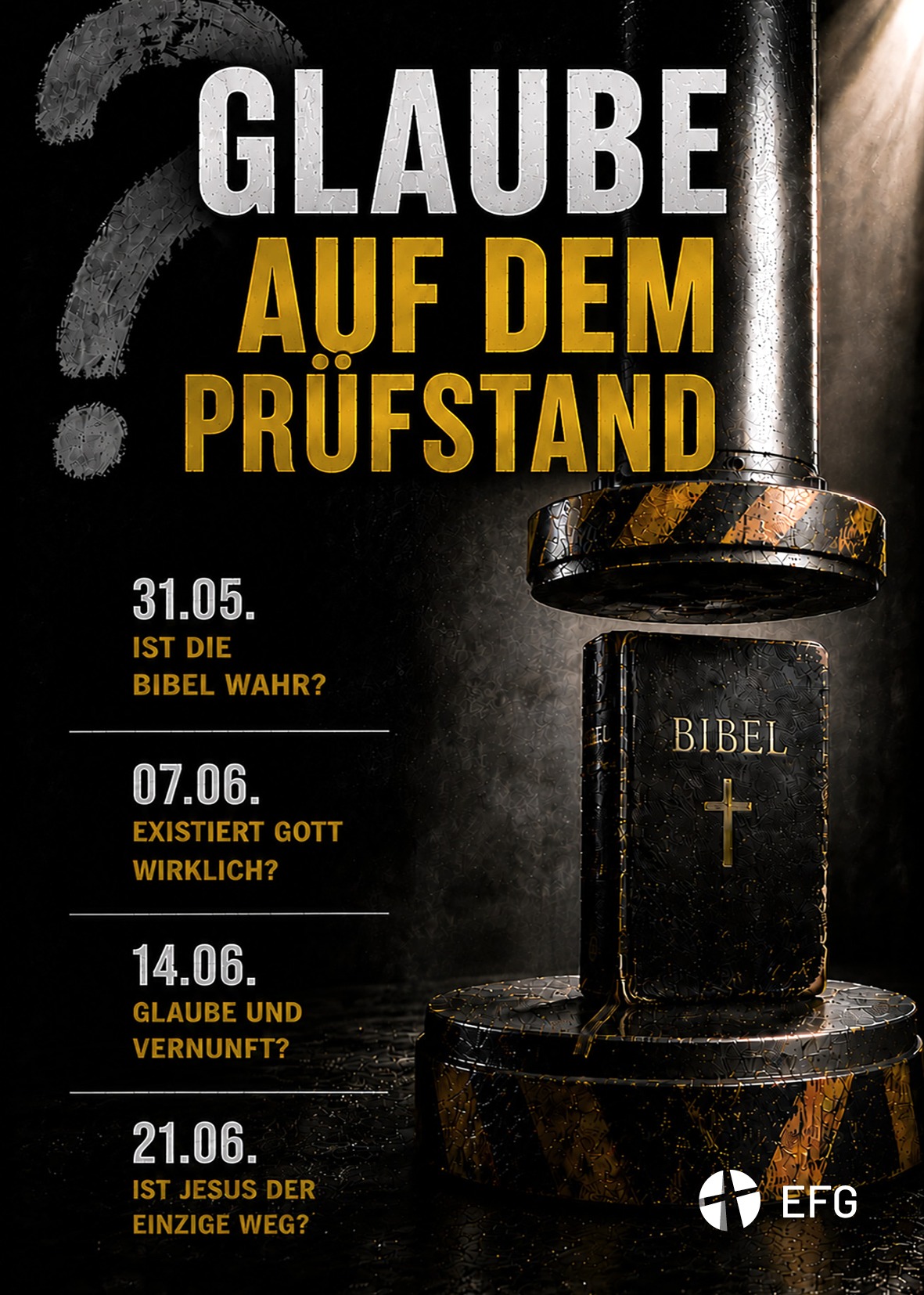 Predigtreihe: Glaube auf dem Prüfstand