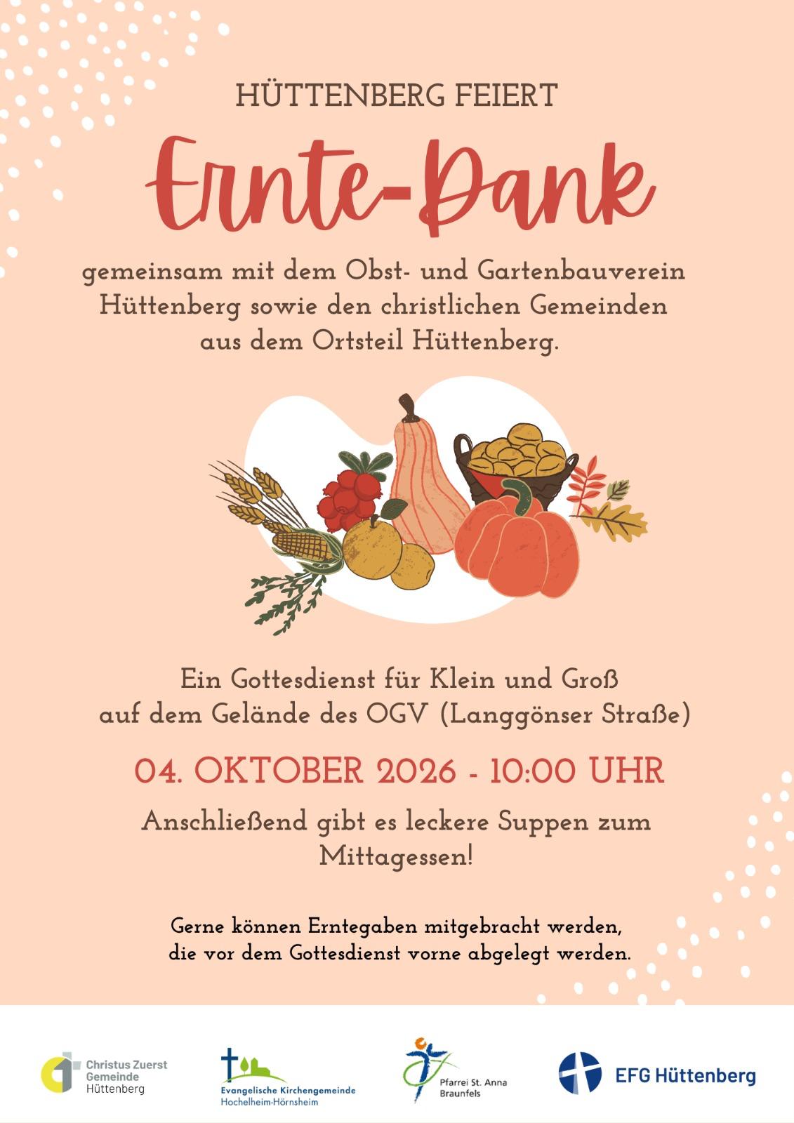 Einladung Erntedankfest 4.10.2026 Einladung Erntedankfest 4.10.2026